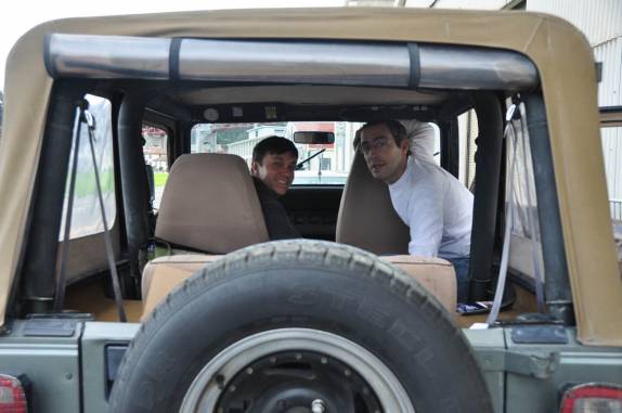 O Sidney nos levou de jipe para passear em San Francisco, na Califórnia, nos Estados Unidos